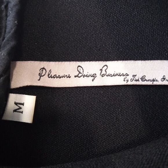 Pleasure Doing Business Black Mini Length Bodycon Bandage Skirt Women's Medium - Picture 3 of 11